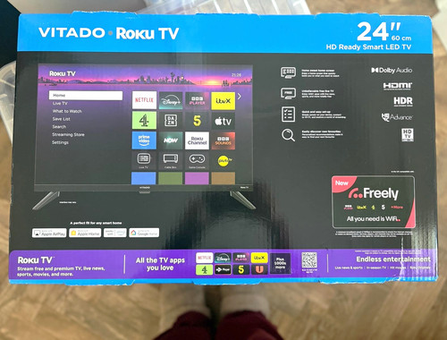 Vitado roku 24in led hd - roku, tv