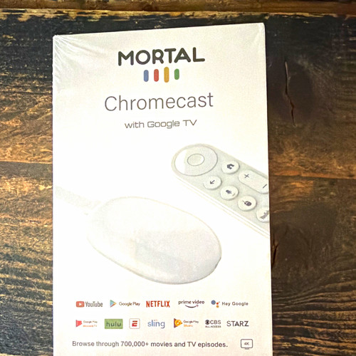 Mortal chromecast google tv - mortal, w/
