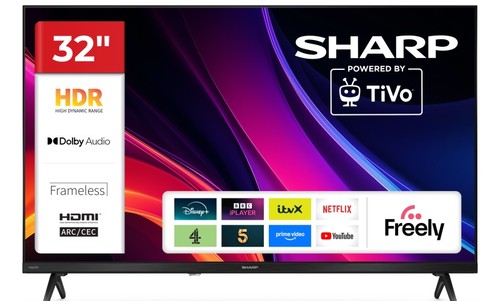 Sharp 32he2045k frameless hdmi - sharp,