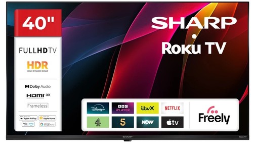 Sharp 40hd2025k roku - sharp,