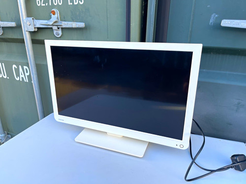 Toshiba 24in white lcd - lcd, tv